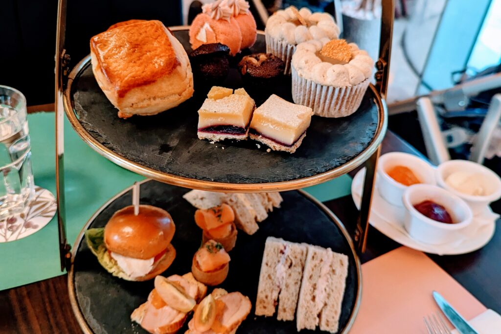 Scones, sandwiches and cakes for afternoon tea