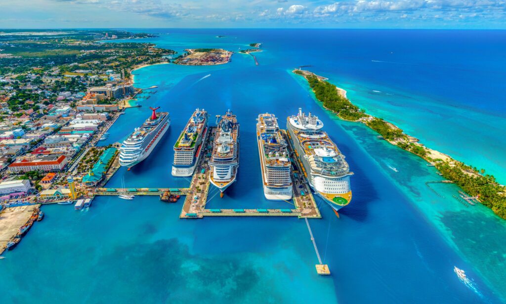Walking tour of Nassau with kids. Cruise ship terminal is the starting point