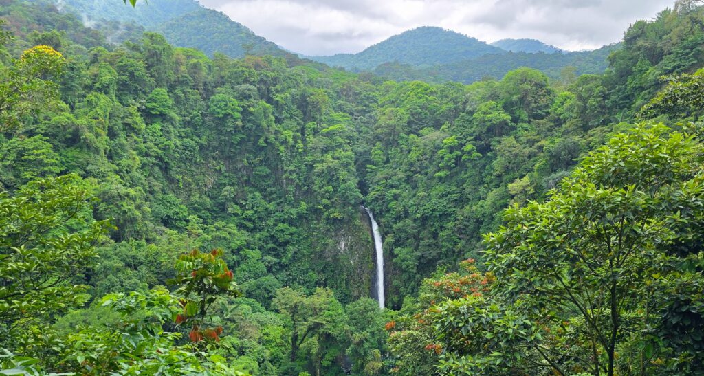 Things to do in La Fortuna - View of La Fortuna Falls from the observation deck