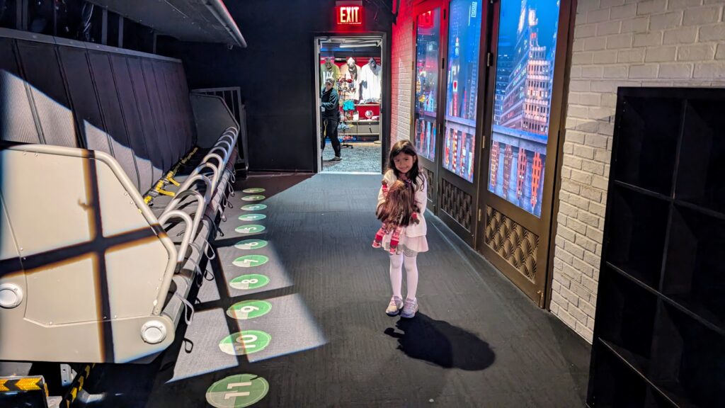 About to board the ride at Rise NYC