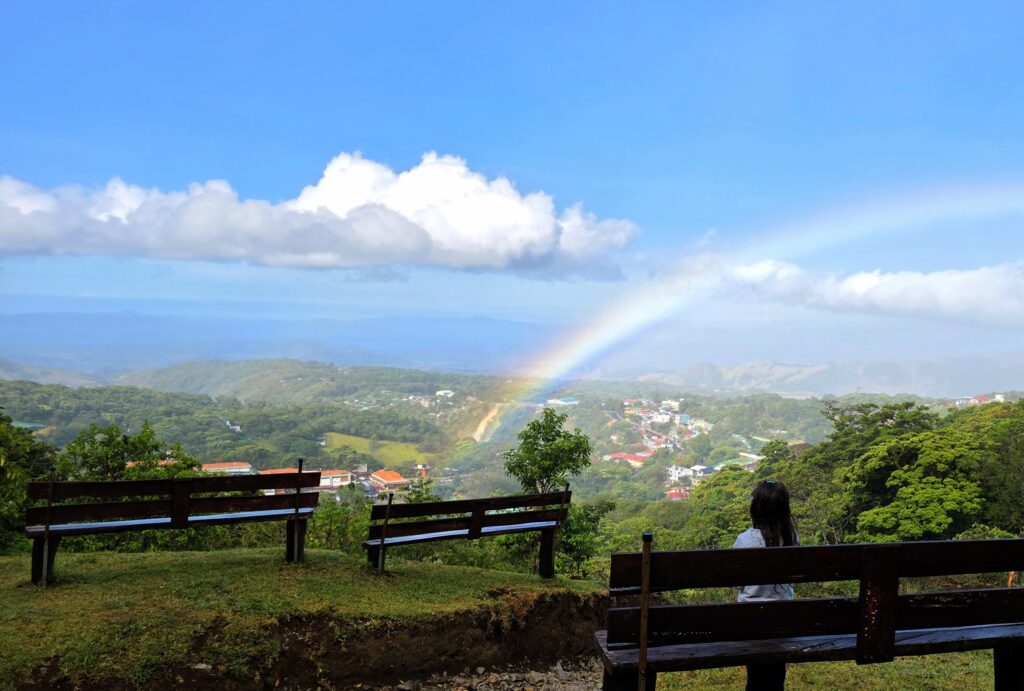 Picture-perfect view from Hotel Flor de Bromelia - one of the best hotels in Monteverde